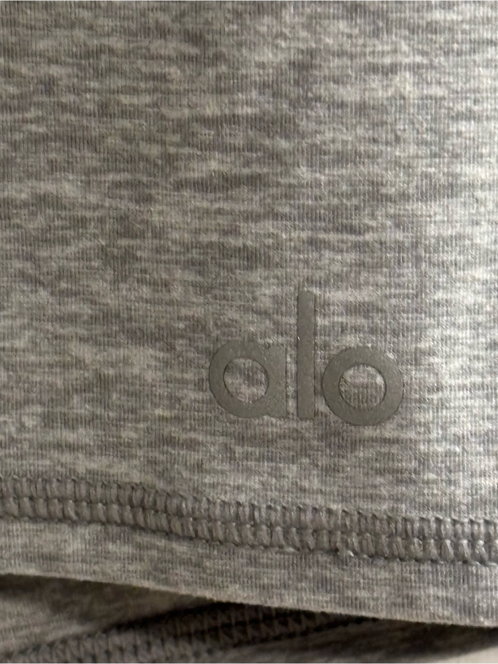 Alo Yoga Alosoft Aura Short Zinc Heather High Waist Yoga Shorts Women M - Picture 3 of 7